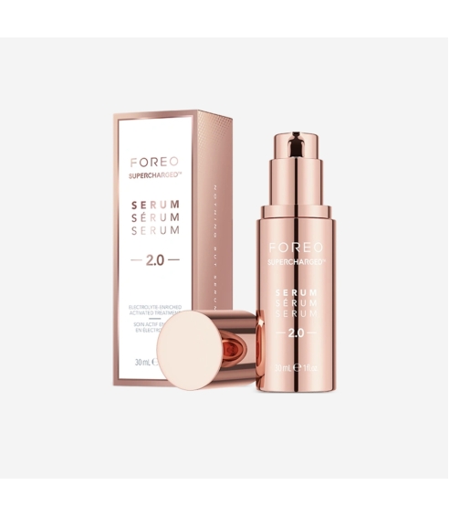 “SUPERCHARGED™ Serum 2.0” veido serumas prieš senėjimą. Serumai veidui