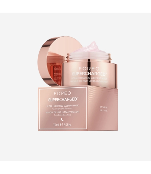 “SUPERCHARGED™ Ultra-Hydrating Sleeping Mask” drėkinanti naktinė kaukė. Drėkinančios veido kaukės