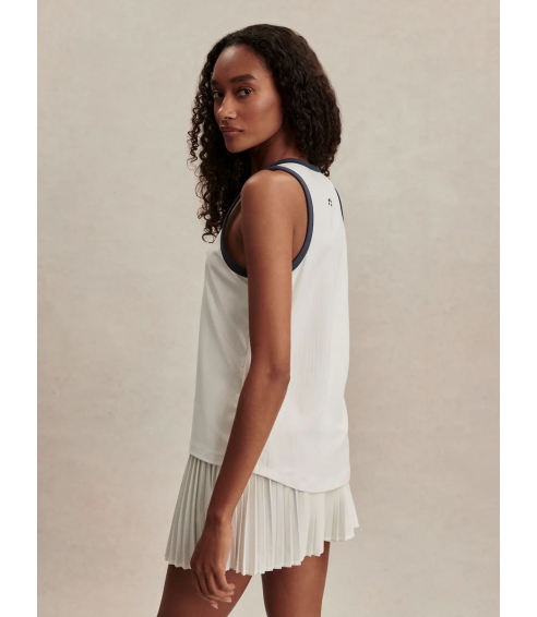 Tegan Performance Tank In White. Tops