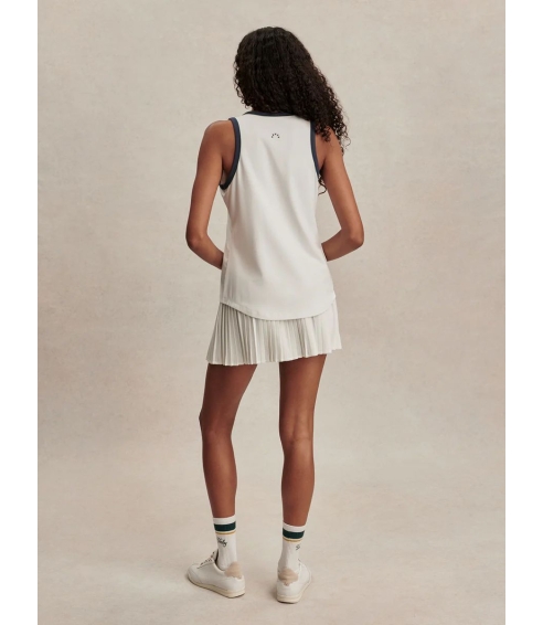 Tegan Performance Tank In White. Tops
