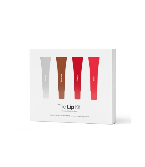 "The Lip Kit" SPF50 lūpų balzamų su atspalviais rinkinys. Lūpoms