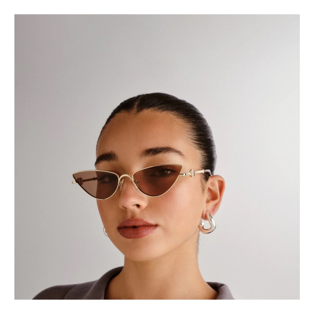 Le Specs "The Soirée - Bright Gold“ akiniai nuo saulės. Akiniai nuo saulės