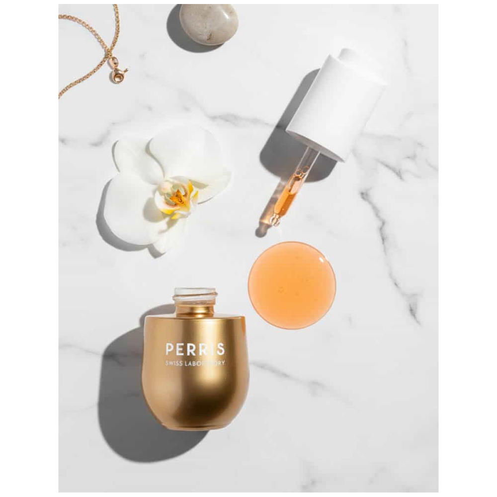 Perris Swiss Laboratory „The Ultimate Serum Plus“ senėjimo požymius mažinantis serumas. Serumai veidui