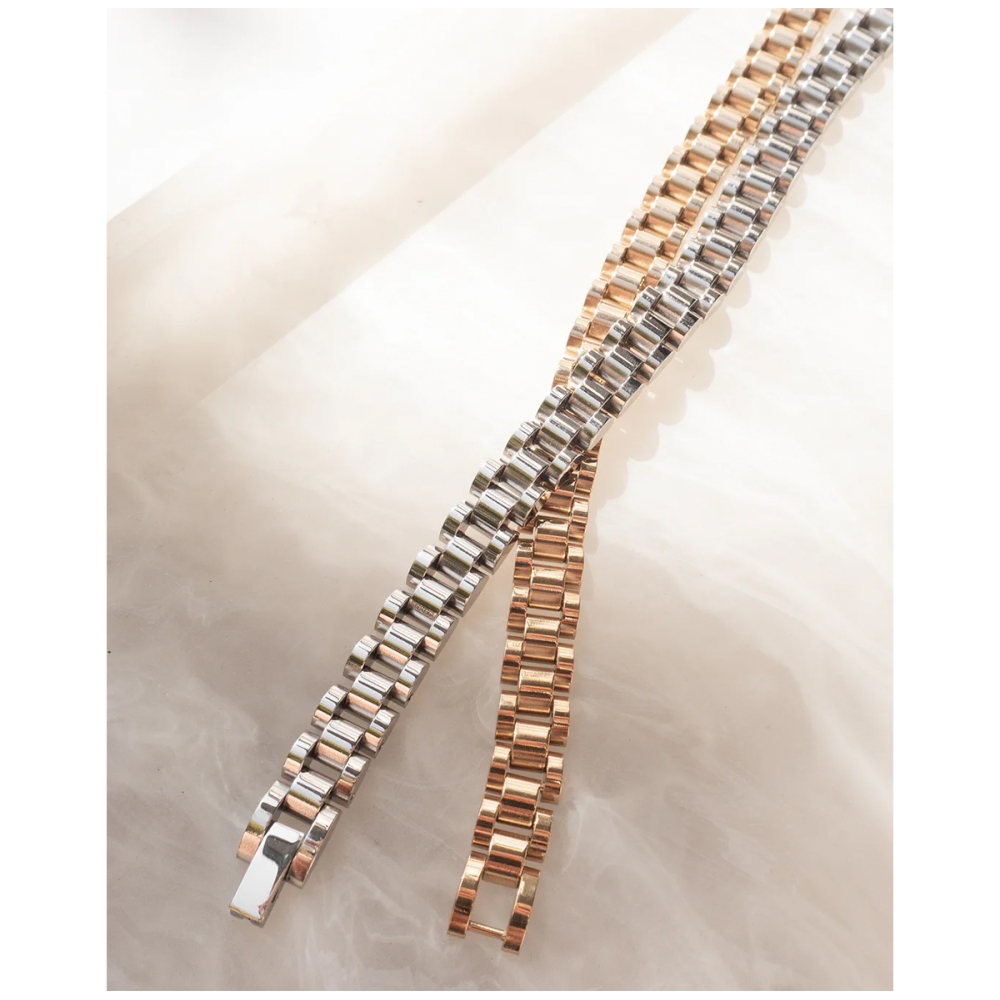 Timepiece Bracelet Gold. Bracelets