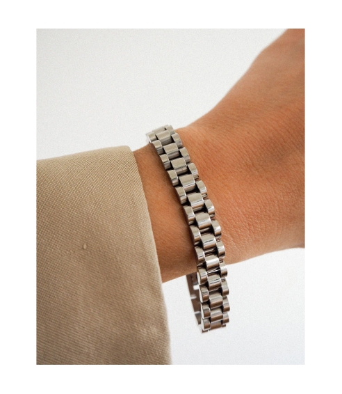 Timepiece Bracelet Silver. Bracelets