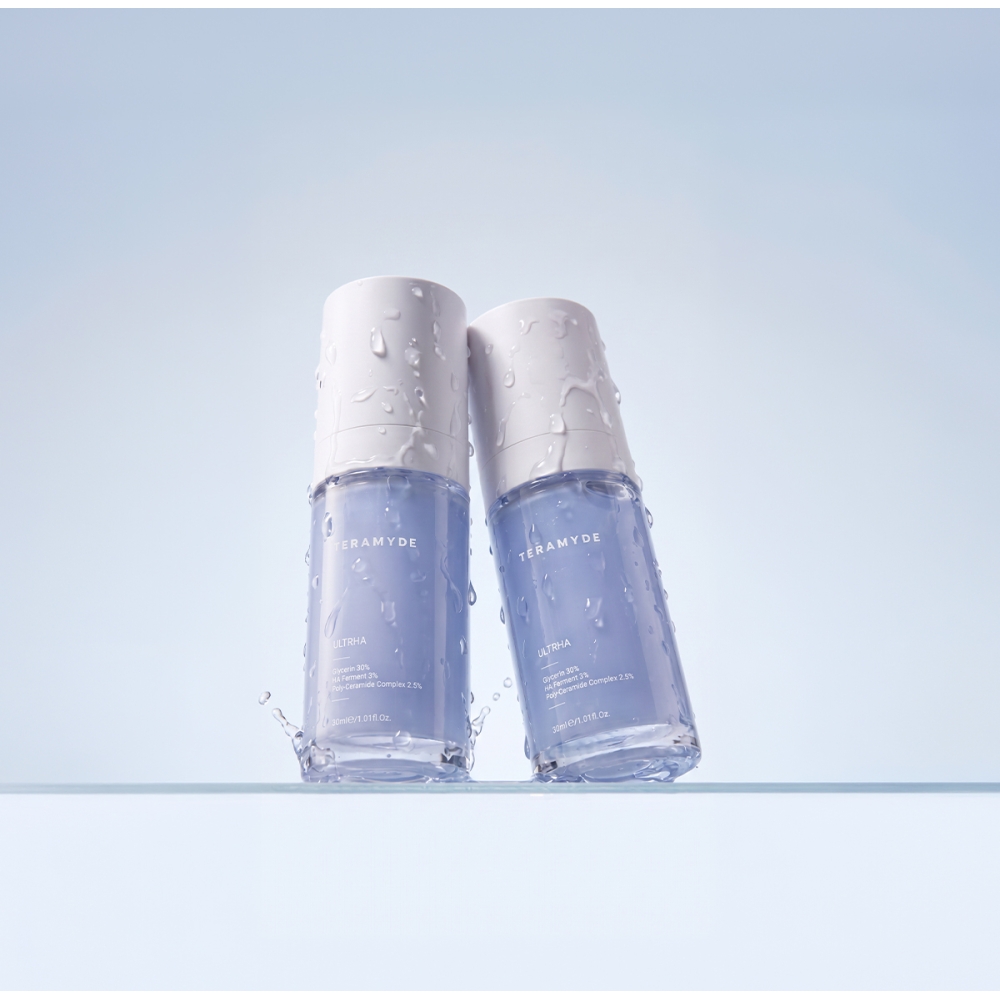THERAMID / TERAMYDE Serumai veidui "UltrHA" intensyviai drėkinantis serumas su 30% glicerino THERAMID / TERAMYDE "UltrHA" intensyviai drėkinantis serumas su 30% glicerino. Serumai veidui