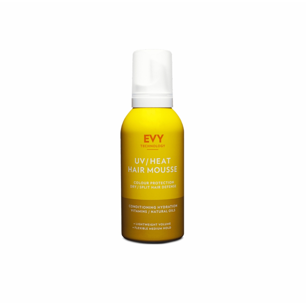  UV/Heat Hair Mousse – 150ml. Sun and heat protectants for hair