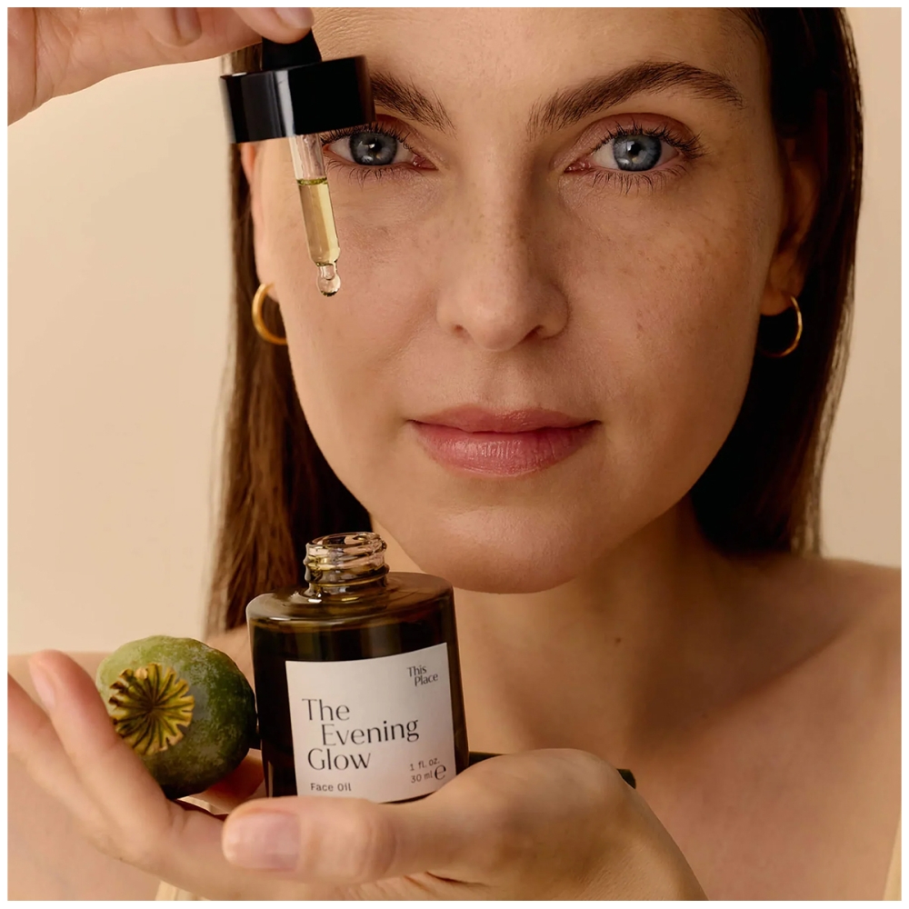 This Place The Evening Glow. Face care