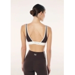 "Vibe Sports Bra " rudos spalvos sportinė liemenėlė. Sportinės liemenėlės