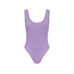 The Backless One Piece – “Bloom Crimp”. One piece swimwear 