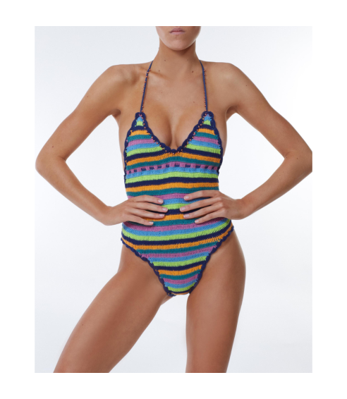 The Crochet Tie One Piece “Pavillion”. One piece swimwear 