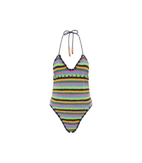 The Crochet Tie One Piece “Pavillion”. One piece swimwear 