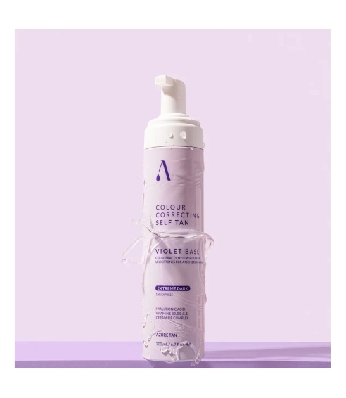 SELF TAN MOUSSE - VIOLET BASE - EXTREME DARK. Body