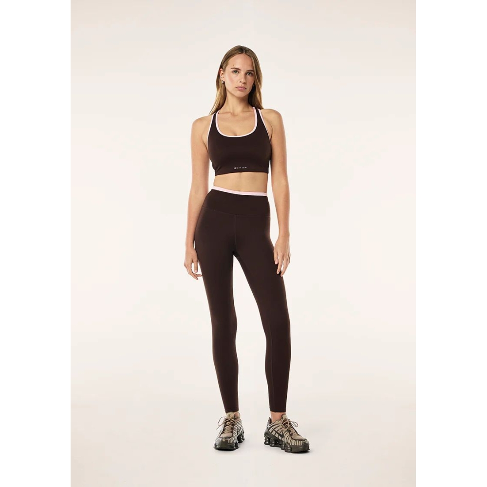 P.E Nation VITA Legging in Espresso Brown . Leggings