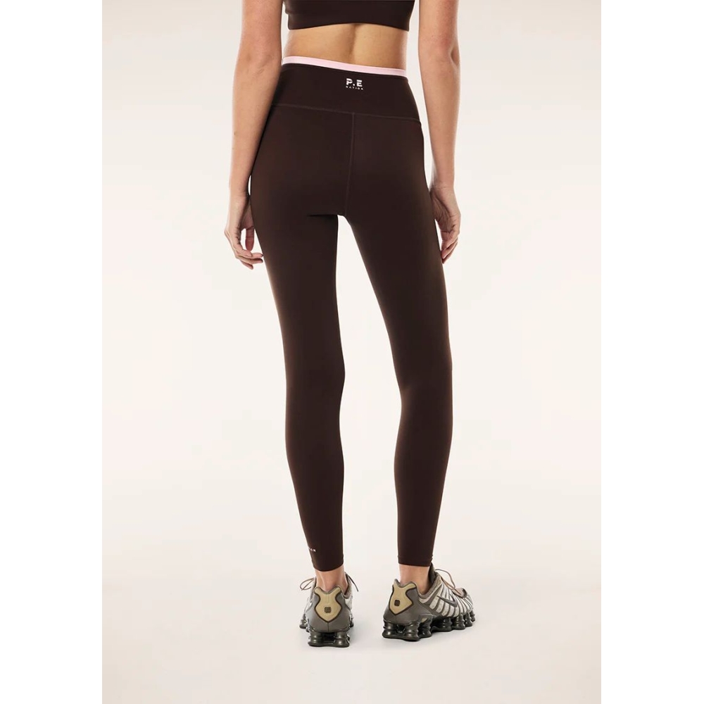 P.E Nation VITA Legging in Espresso Brown . Leggings