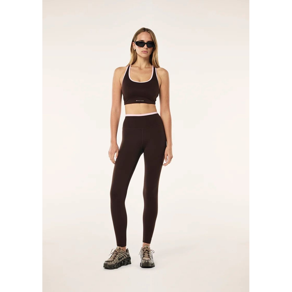 P.E Nation VITA Legging in Espresso Brown . Leggings