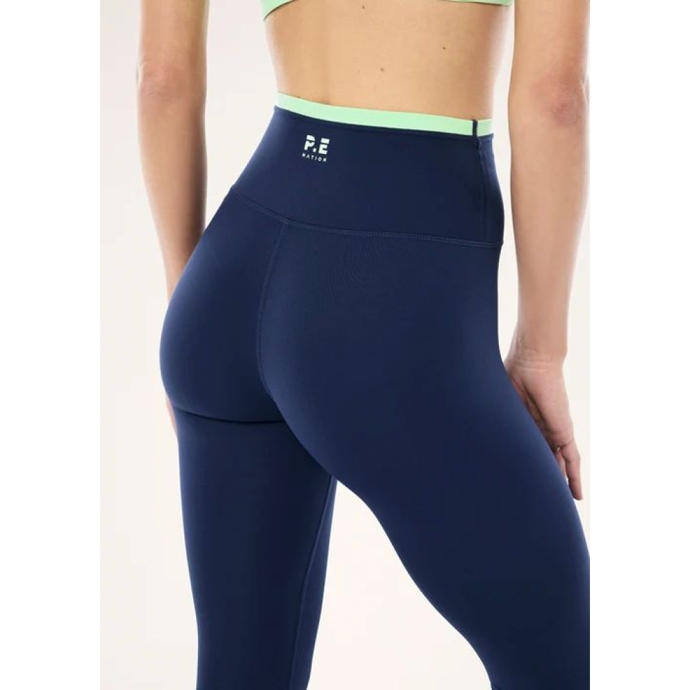 P.E Nation "Vita Full Length Legging" mėlynos spalvos tamprės. Tamprės