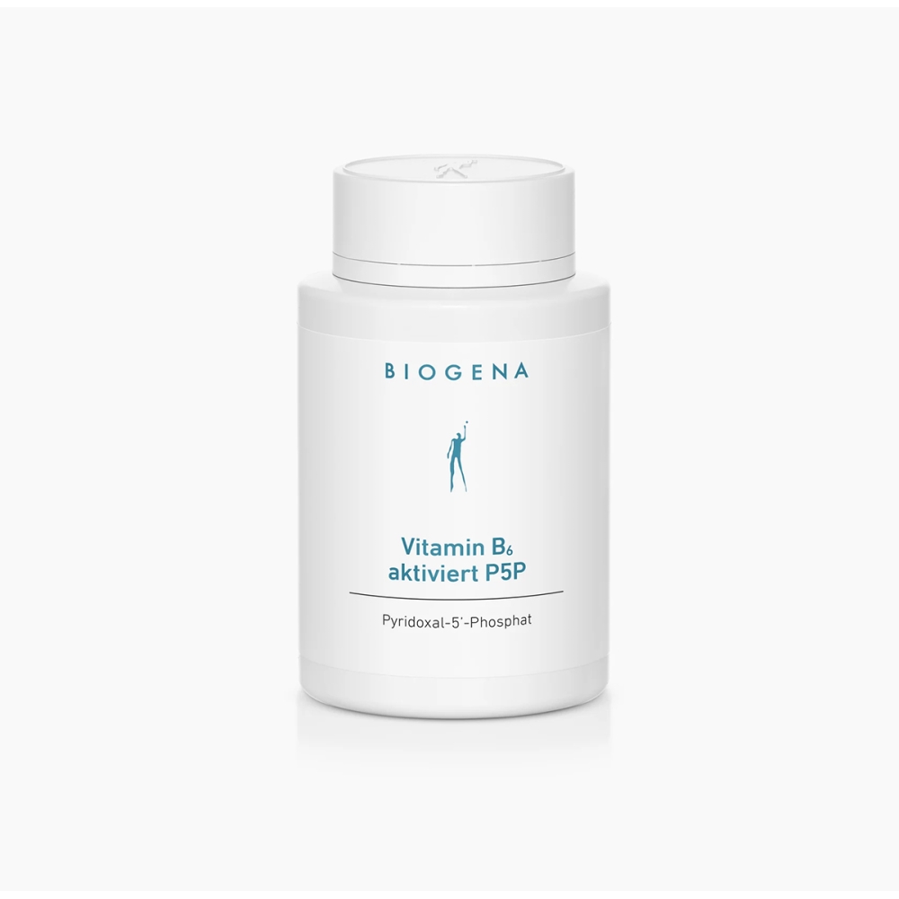 Biogena Energijai palaikyti Vitamin B6 activated P5P Biogena Vitamin B6 activated P5P. Energijai palaikyti