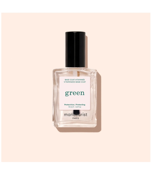 "Vitamin-Enriched Green™ Base Coat“ nagų lako bazė su vitaminų kompleksu. Nagų lako pagrindai ir viršutiniai sluoksniai