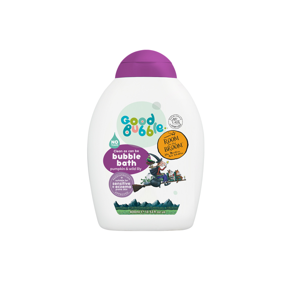 Room on the Broom Pumpkin and Wild Lily Bubble Bath 400ml. Babies and infants special skin care