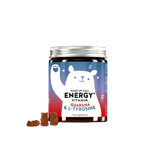 Wake-Up Call Energy Vitamin Guarana and L-Tyrosine. Energijai palaikyti