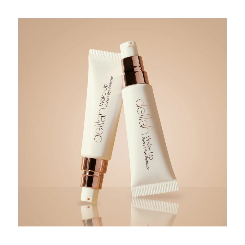 Delilah "Wake Up Radiant Eye Perfector" paakių bazė - kremas. Veidui