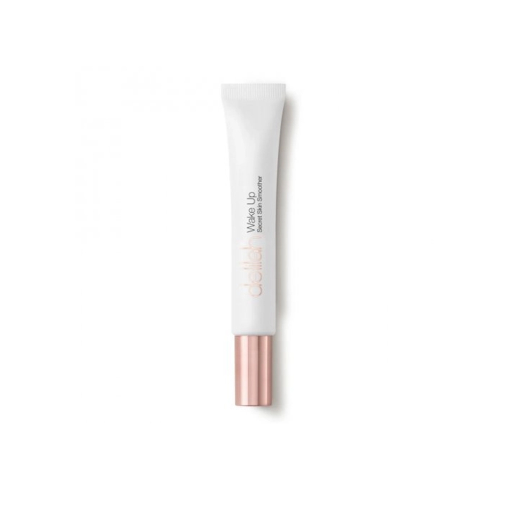 Delilah Veidui "Wake Up Secret Skin Smoother" odos netolygumus glotninanti makiažo priemonė Delilah "Wake Up Secret Skin Smoother" odos netolygumus glotninanti makiažo priemonė. Veidui