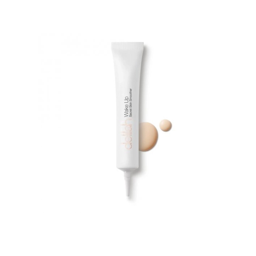 Delilah Veidui "Wake Up Secret Skin Smoother" odos netolygumus glotninanti makiažo priemonė Delilah "Wake Up Secret Skin Smoother" odos netolygumus glotninanti makiažo priemonė. Veidui