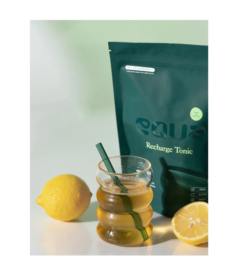 Green tea and lemon flavour electrolytes. Electrolyte drinks